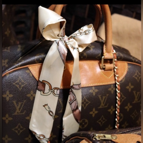 Louis Vuitton Deauville Bowling Vintage Handbag Monogram Vanity Travel Bag 👜 - Picture 9 of 13